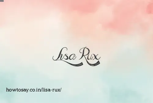 Lisa Rux