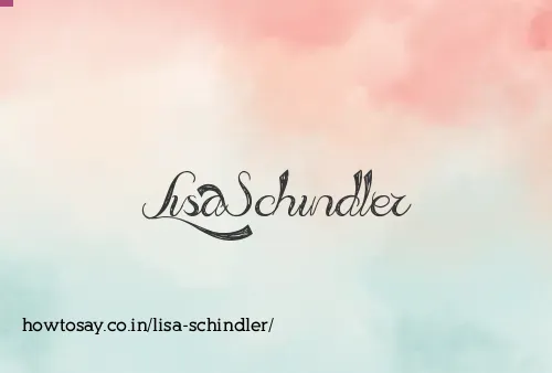 Lisa Schindler