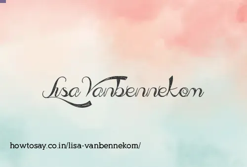Lisa Vanbennekom