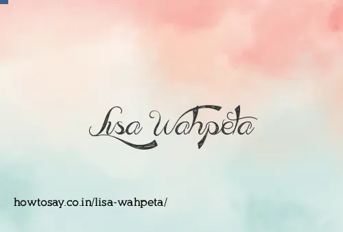 Lisa Wahpeta