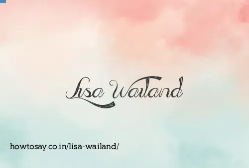 Lisa Wailand