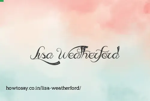 Lisa Weatherford