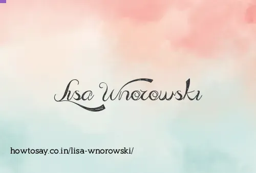 Lisa Wnorowski