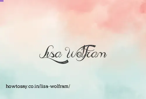 Lisa Wolfram