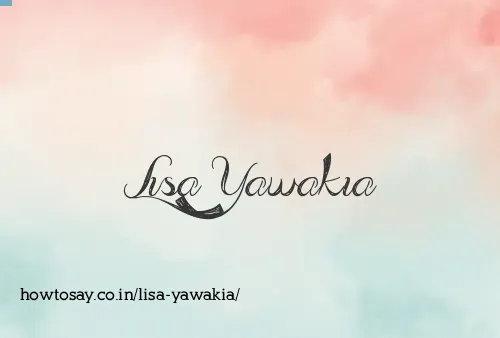 Lisa Yawakia