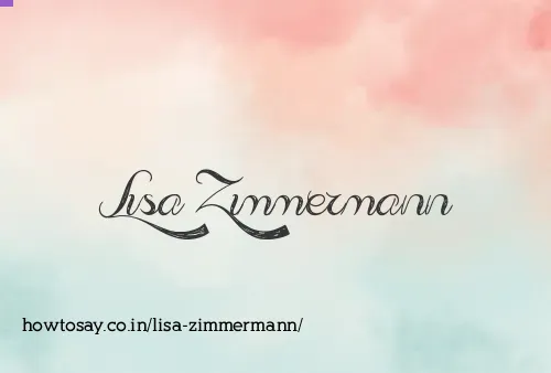 Lisa Zimmermann