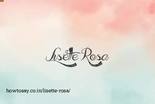 Lisette Rosa