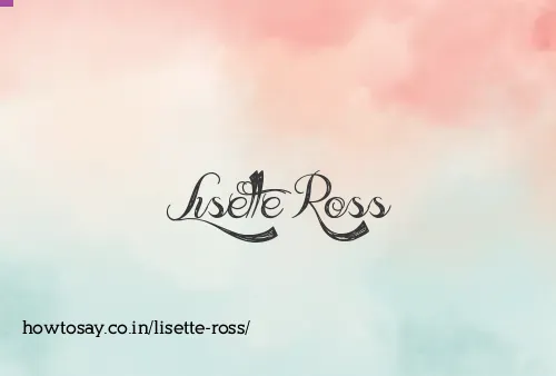 Lisette Ross