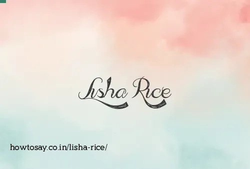 Lisha Rice