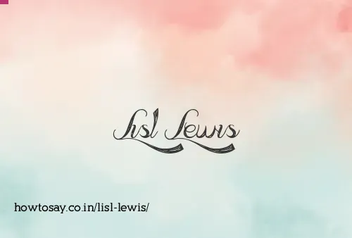 Lisl Lewis
