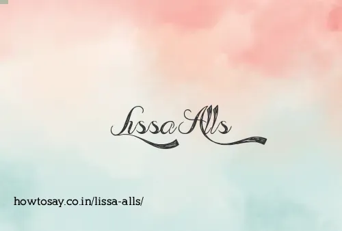 Lissa Alls