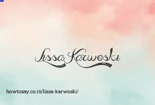Lissa Karwoski