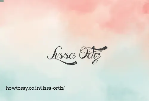 Lissa Ortiz