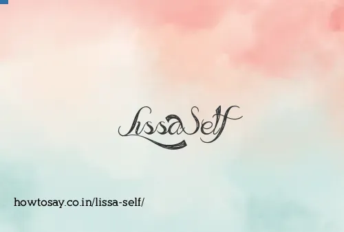 Lissa Self