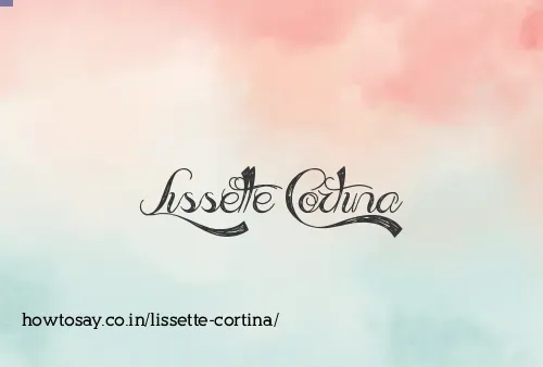 Lissette Cortina