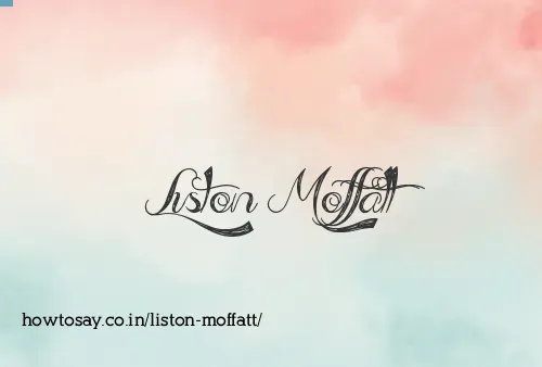 Liston Moffatt