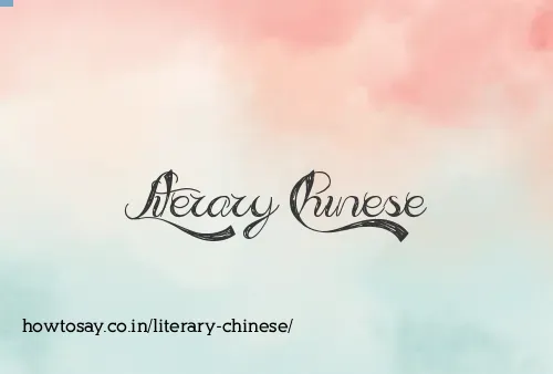 Literary Chinese