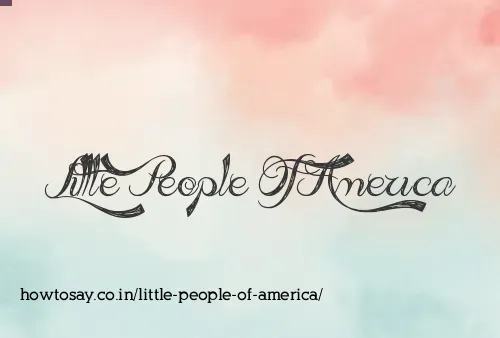 Little People Of America