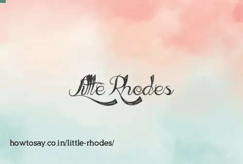 Little Rhodes