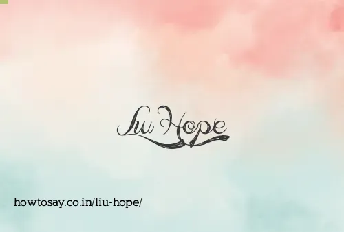 Liu Hope