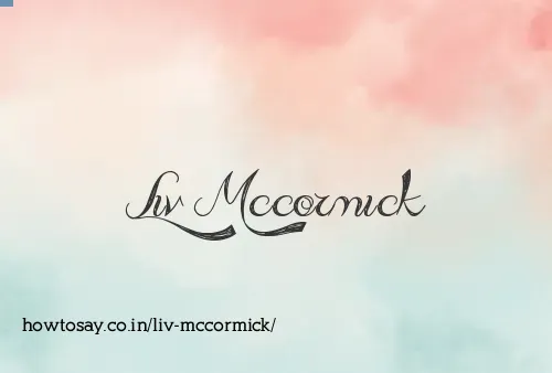 Liv Mccormick