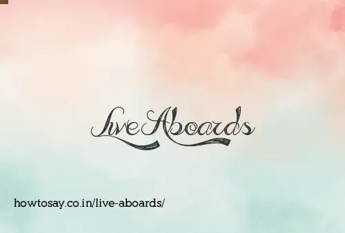 Live Aboards