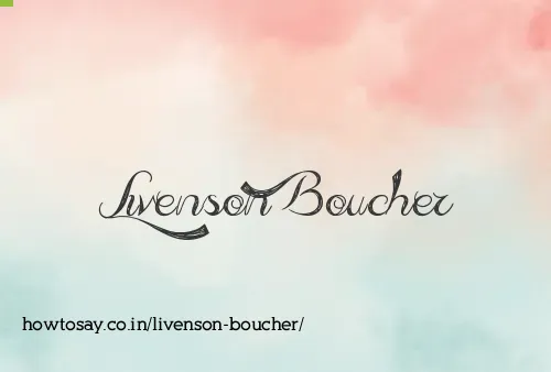 Livenson Boucher