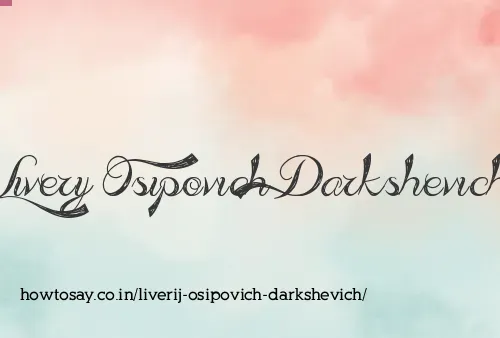 Liverij Osipovich Darkshevich