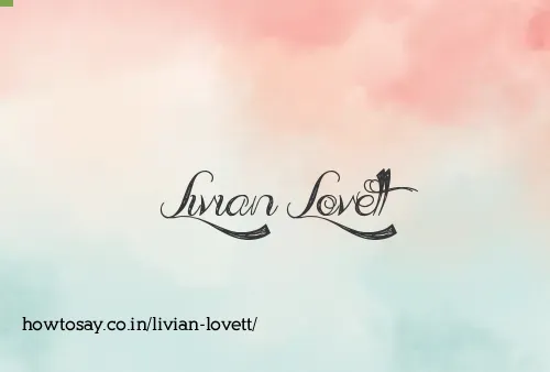Livian Lovett