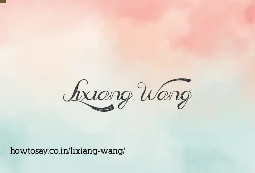Lixiang Wang