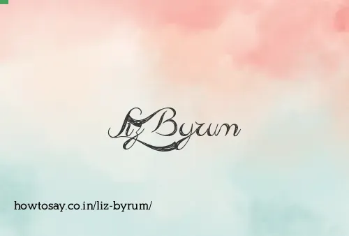 Liz Byrum