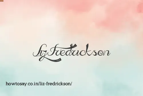 Liz Fredrickson