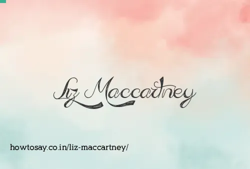 Liz Maccartney