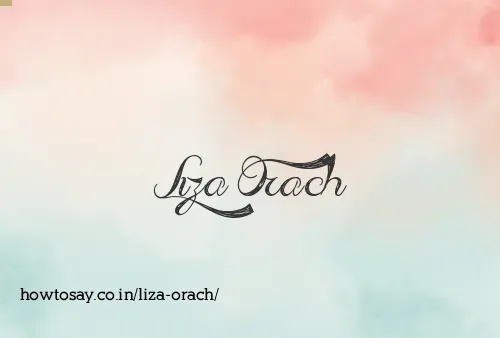 Liza Orach