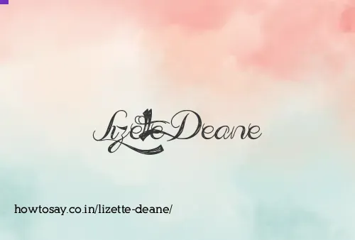 Lizette Deane