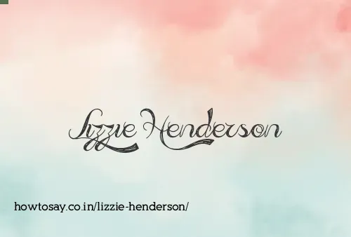 Lizzie Henderson
