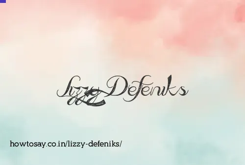 Lizzy Defeniks