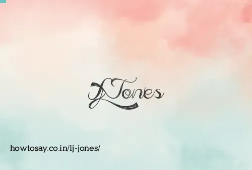 Lj Jones