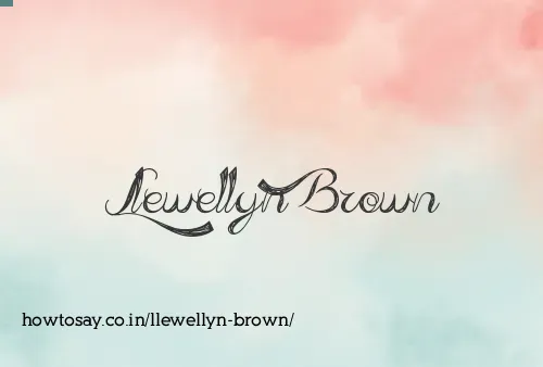 Llewellyn Brown