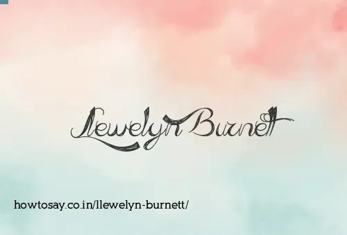Llewelyn Burnett