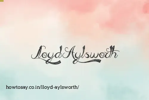 Lloyd Aylsworth