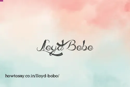 Lloyd Bobo