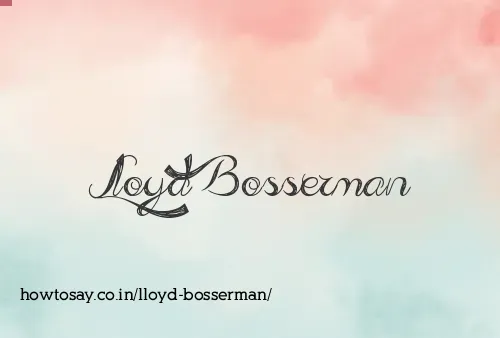 Lloyd Bosserman
