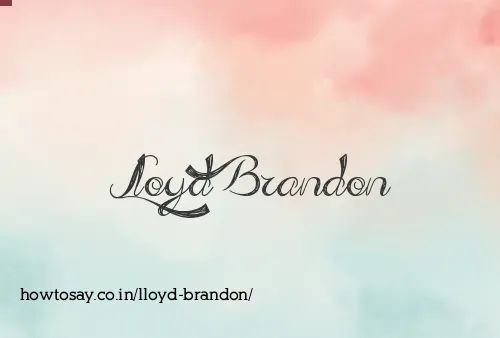 Lloyd Brandon