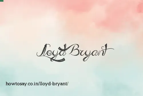 Lloyd Bryant