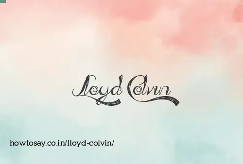 Lloyd Colvin