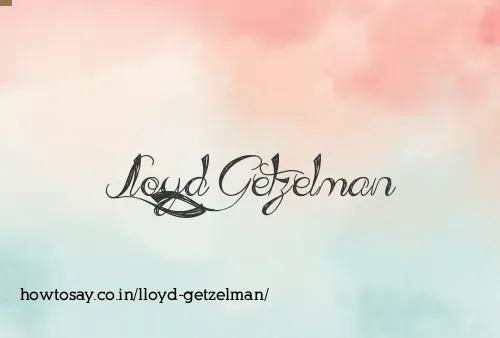 Lloyd Getzelman