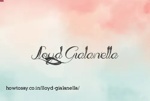 Lloyd Gialanella