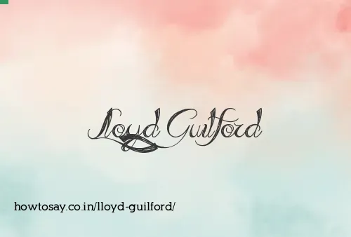 Lloyd Guilford