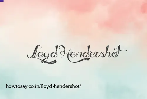 Lloyd Hendershot